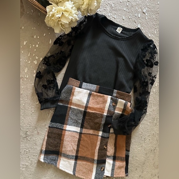 Little Girls Skirt Set 9/10y - Picture 1 of 1